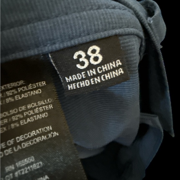 32 Degrees Dark Blue Flat Front Shorts - Picture 2 of 3